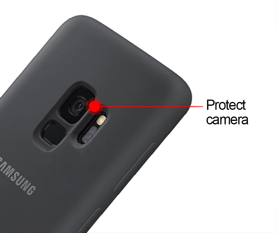 S9 S 9 плюс силиконовый чехол samsung оригинальные приталенные задняя крышка 360 Роскошные спортивного кроя антидетонационных грязи нескользящие Водонепроницаемый G9650
