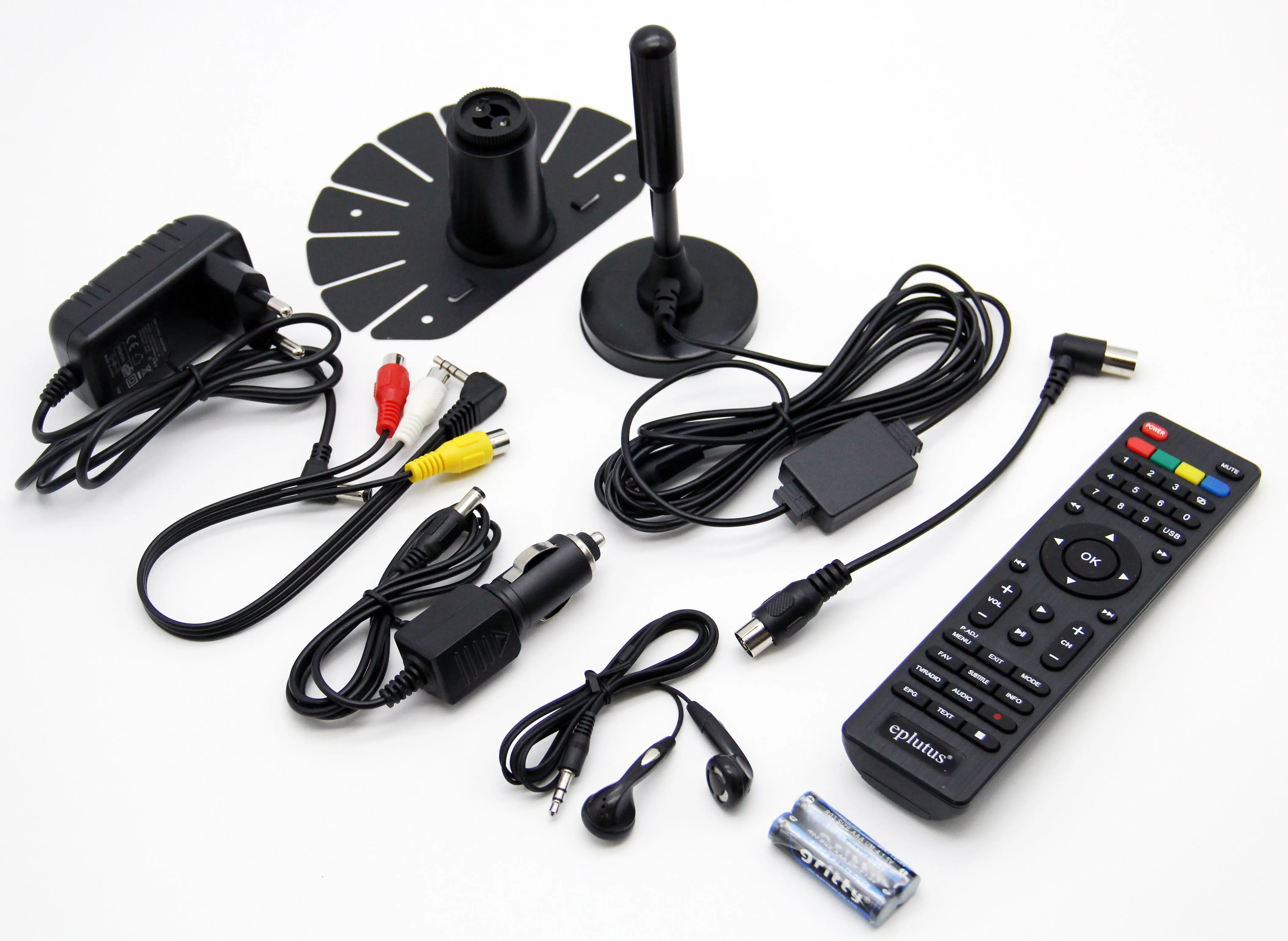 Portable TV for car DVB-T2 Digital tuner Analog mini small auto television Eplutus EP 700T 7 inch USB AV | Автомобили и мотоциклы