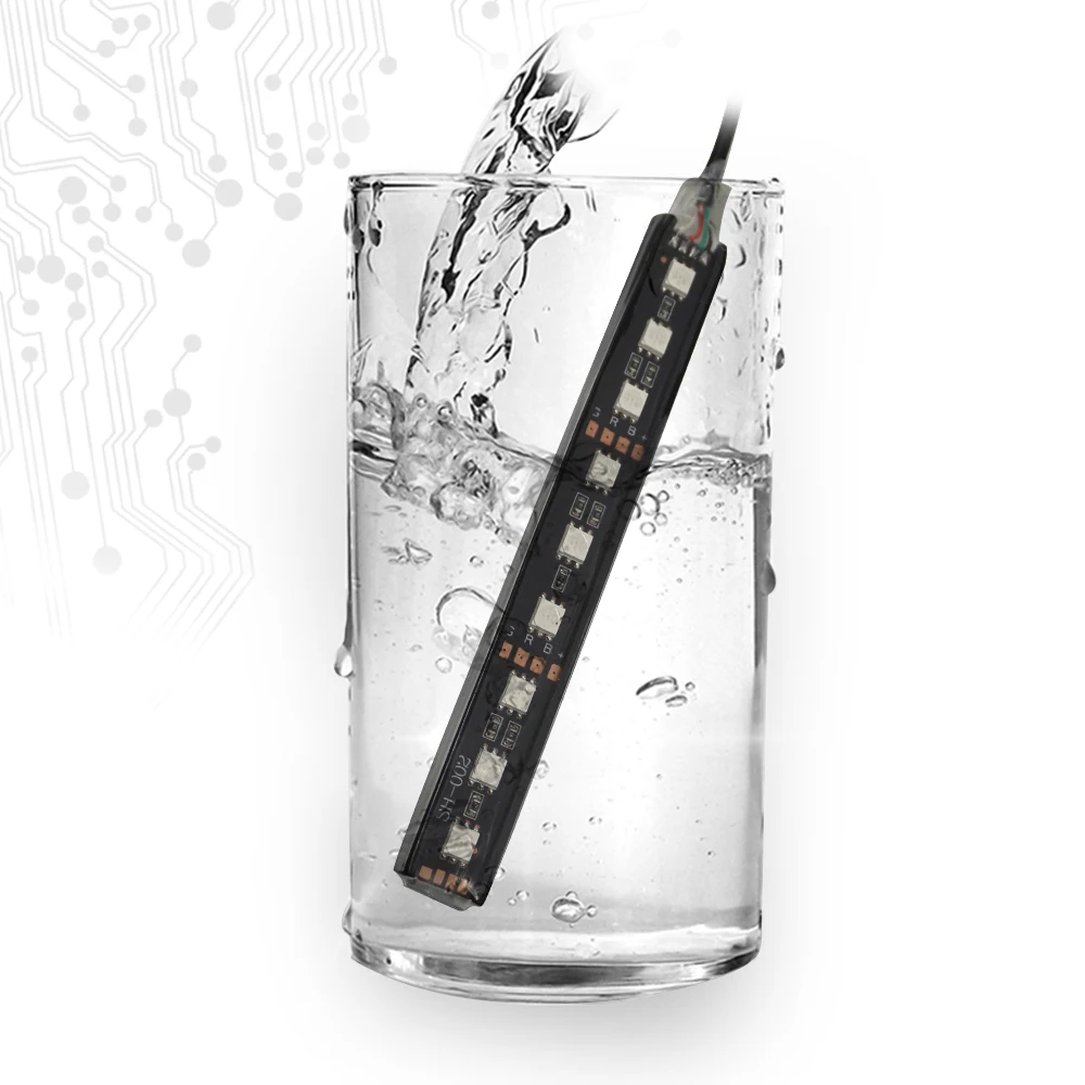 Светодиодная лента для машины MODERN CAR с адаптером прикуривателя IP68|Декоративная