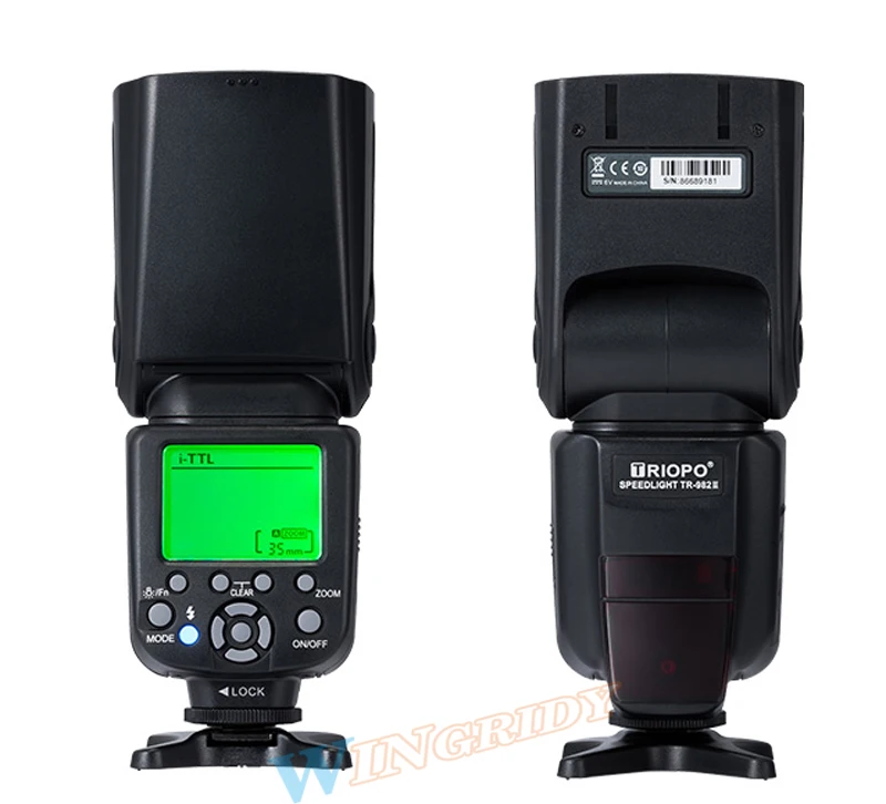 Triopo TR-982III TR-982 III Вспышка Speedlite HSS мульти ЖК беспроводной главный Slave режим вспышка светильник для CANON NIKON DSLR камеры