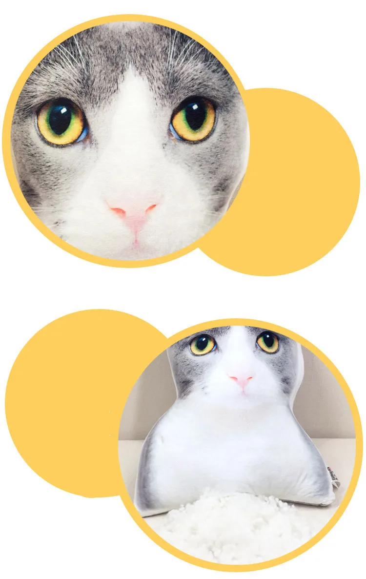 New Hot Photo customization DIY cushions Creative gift dogs pillow Plush Toys Dolls Stuffed Animal cushion Sofa Car Decorative