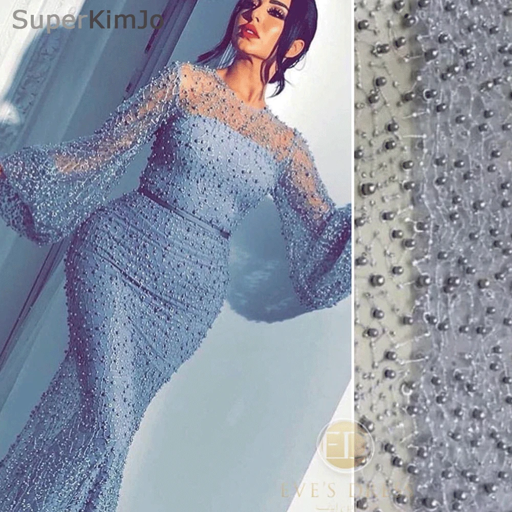 Роскошное вечернее платье Русалка SuperKimJo Vestido De Festa с бисером длинные 2020