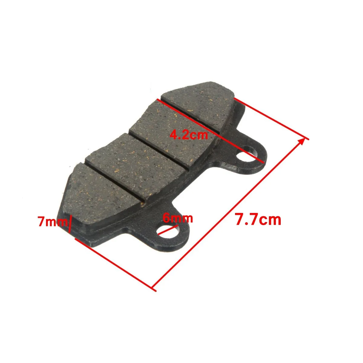 1 пара 90cc 125cc 110cc двойной горшок классический питбайк мотоциклетные задние тормозные колодки