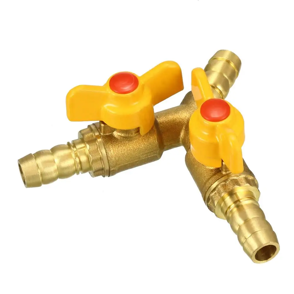 UXCELL зажимной цанговый зажим гайки 3 способа латунный запорный шаровой клапан