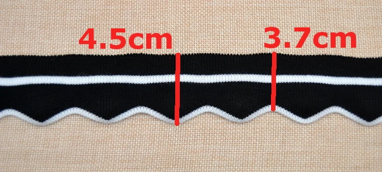 Волнистые Стиль Тонкая нить манжеты плоский воротник сезон весна-лето