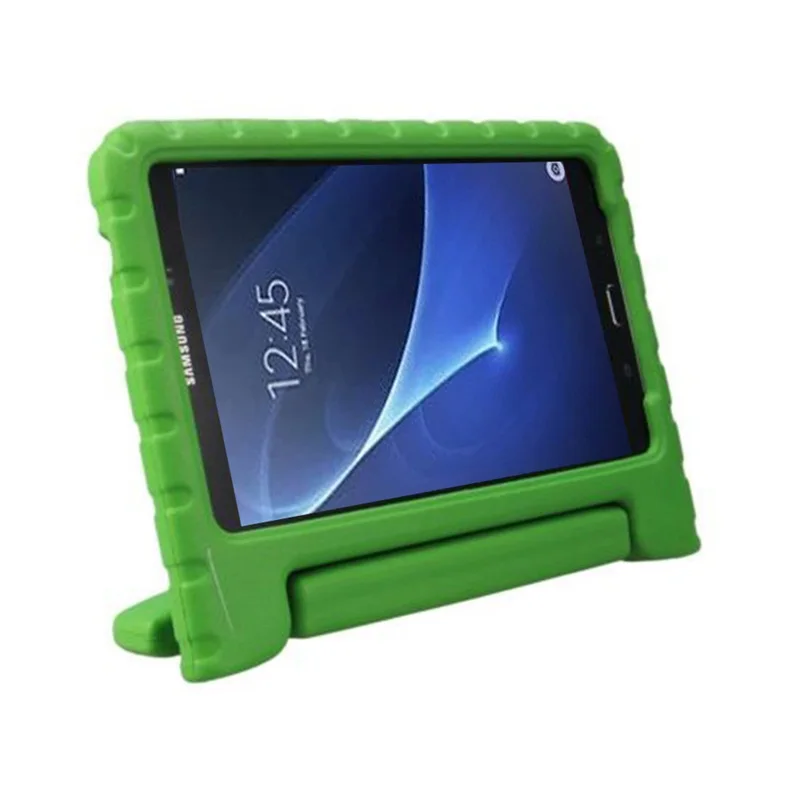 Детский безопасный прочный защитный чехол из пены для samsung Galaxy Tab A A6 10,1 SM-T580 T580N T585 Детский защитный чехол-подставка - Цвет: Green