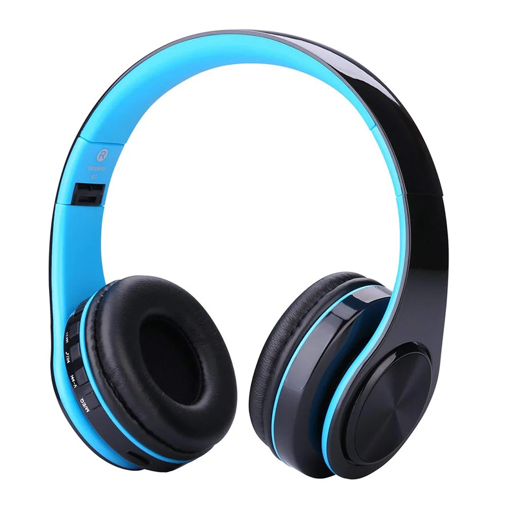Складная Беспроводная гарнитура Sago Hi Fi стерео звуковые наушники с микрофоном