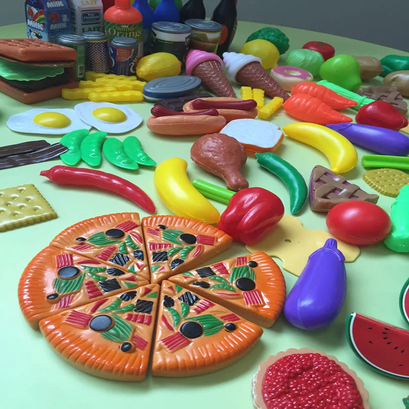 60 шт./120 шт., пластиковые игрушки-приправы для фруктов и овощей от AliExpress WW