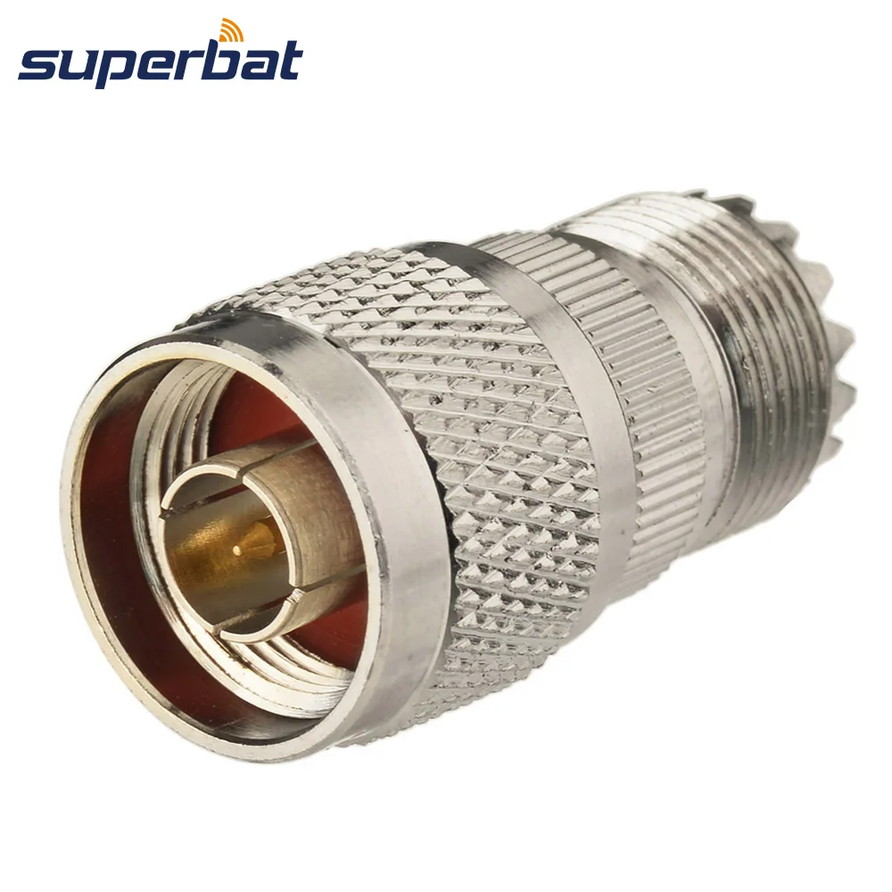 

Superbat 2-Pack N Plug to UHF SO-239 Jack RF Coaxial Connector Adapters USA Fast