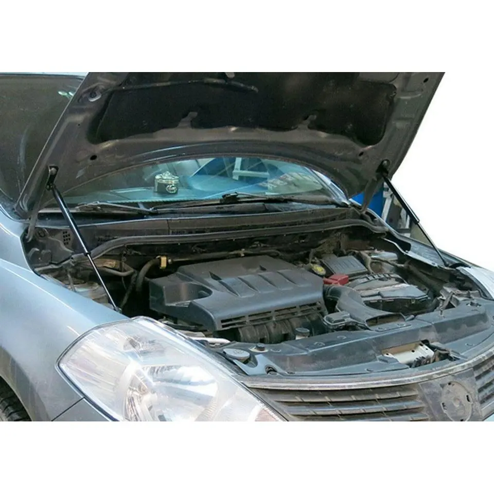 Для Nissan Tiida 2004 2013 Упоры капота газовые амортизаторы 2 шт. [AutoUpor UNITII011]|Крепежные