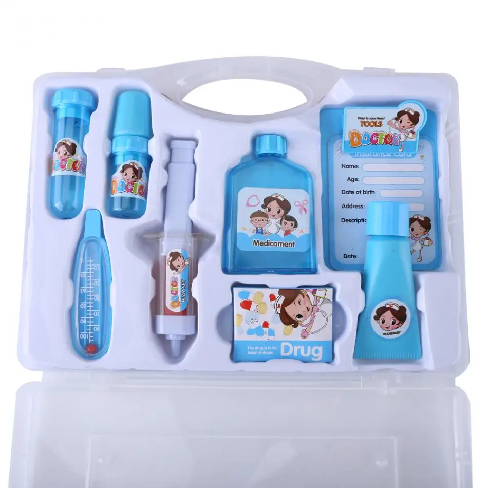 10 шт./компл. детские игрушки Медицинская медицинская медсестра ролевые с чехлом