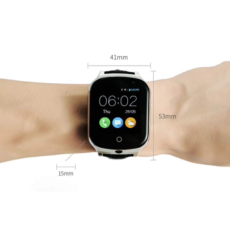 3G GPS часы для детей трекер Smartwatch С sim картой WIFI SOS LBS камера здоровья шагомер A19