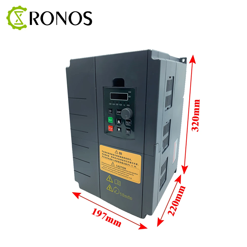 380V 11KW Single Phase input and 3 Output Frequency Converter / Adjustable Speed Drive Inverter VFD | Обустройство дома