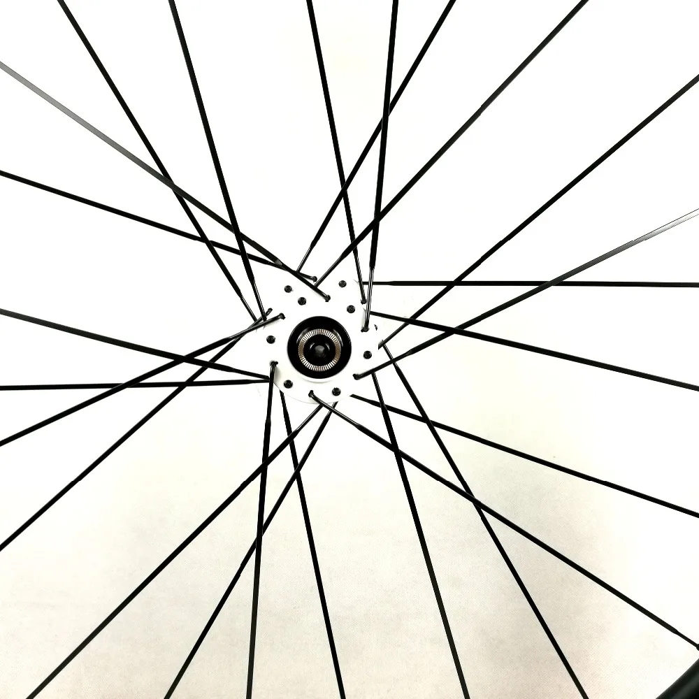 BIKEDOC Carbon Road Disc Wheel 700C*38MM Bicycle White 771 772 Hub | Спорт и развлечения