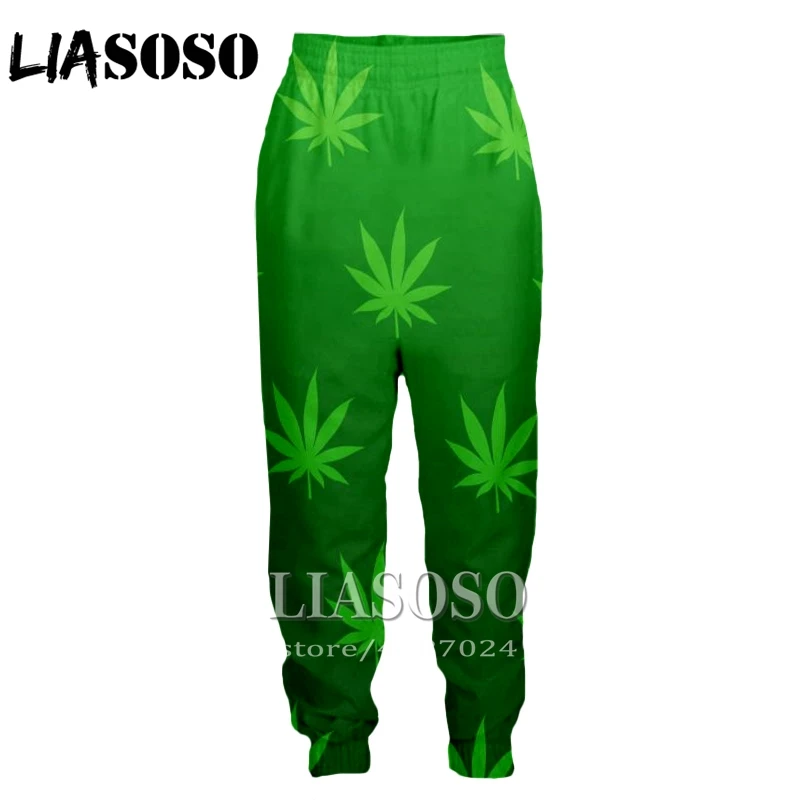 LIASOSO, 3d принт, мужские, женские спортивные штаны, аниме, Shantou, цветные, Триппи, пот, панк, зимние штаны, рок листья, хип-хоп брюки, D706