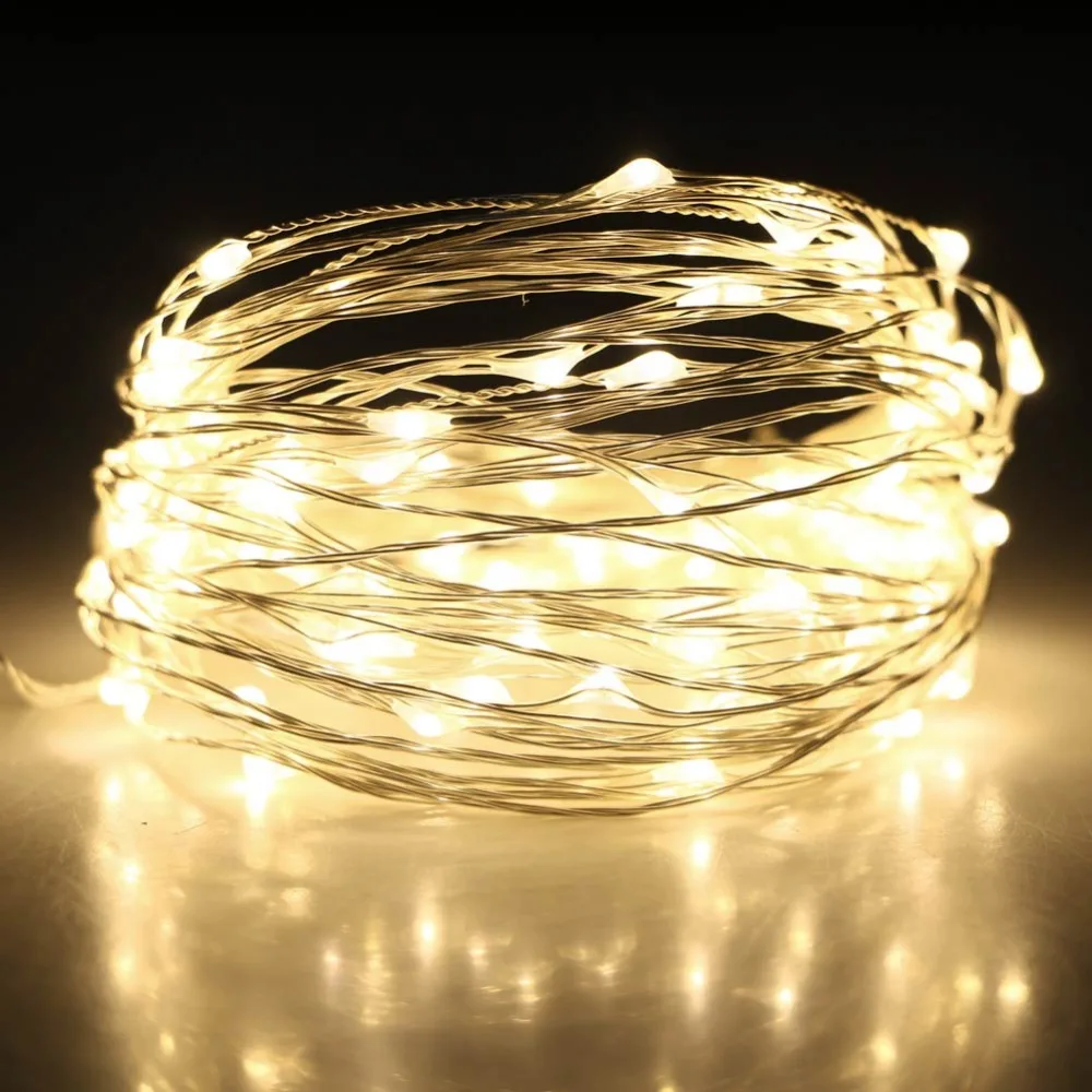 Рождественская гирлянда с контроллером затемнения 2018 светодиодов ярсветильник