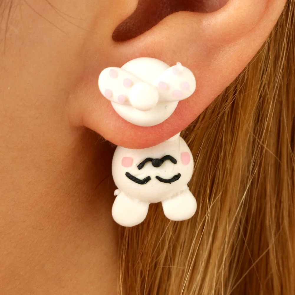 Женские серьги гвоздики в виде бегемота собаки пингвина|earrings jewelry|women earringsear studs |