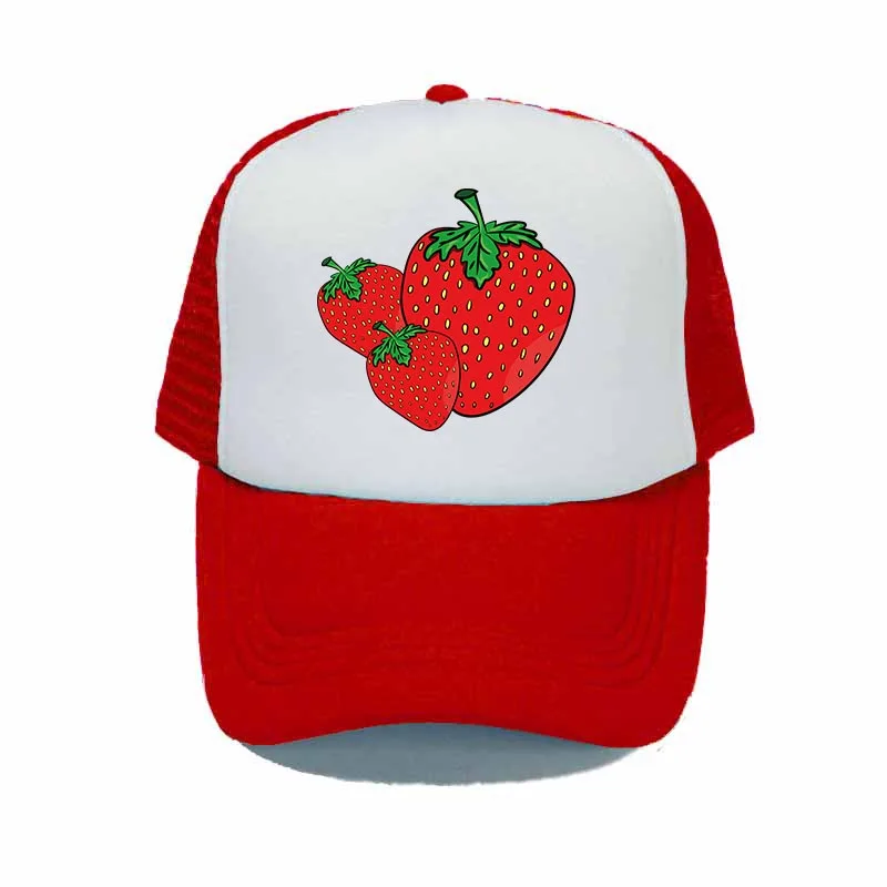 Новое поступление Весна Лето Досуг свежие фрукты Snapback шляпа магазин клубника