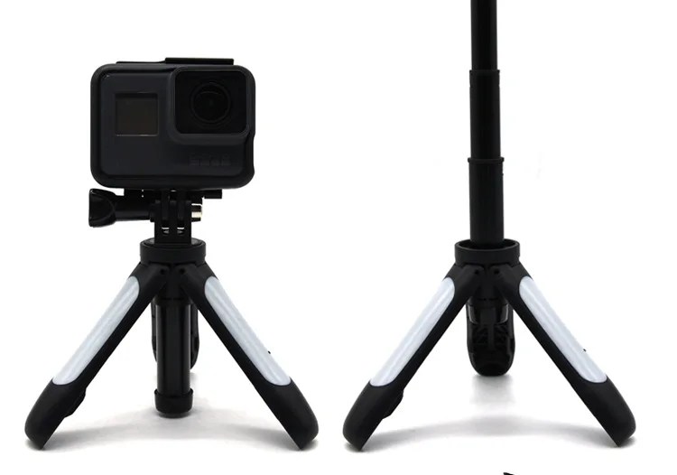 Ручной мини штатив с креплением селфи палка раздвижной монопод для Gopro Hero SJCAM YI 4k