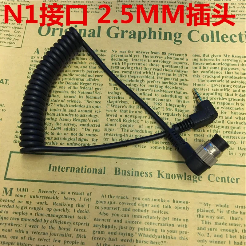 

90cm Camera Remote Control Shutter Release Cable Cord 2.5mm to C1 C3 N1 N3 S2 VPR1 DC0 for canon for nikon for sony SLR