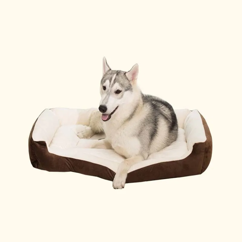KIMHOME PET Симпатичные кровати собаки для больших собак все сезоны хлопок Pet Bed