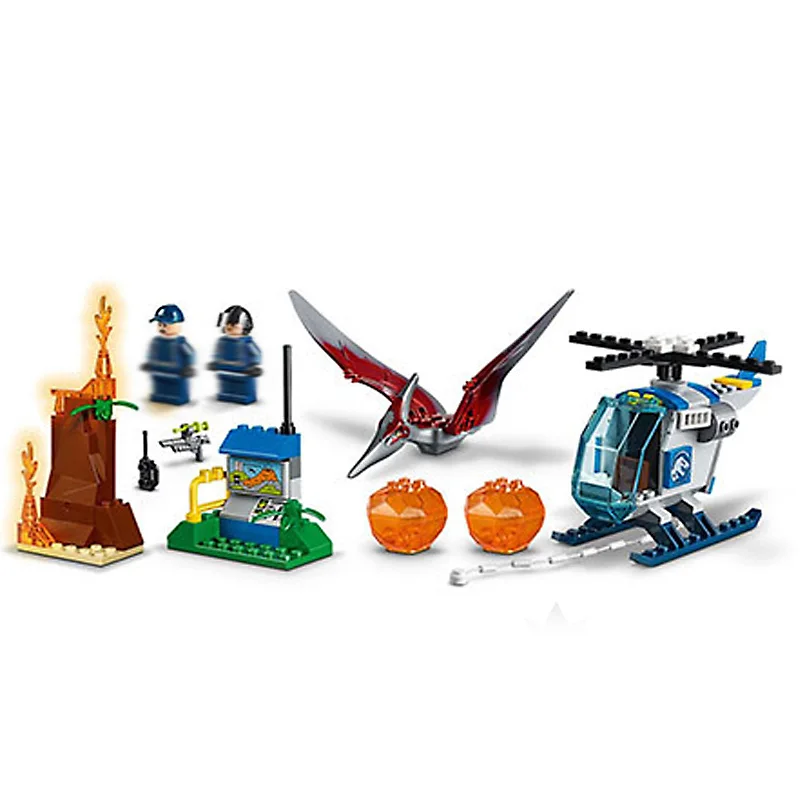 Legoings мир Юрского периода 2 Junior Pteranodon Escape строительные блоки 10756 подарки на день