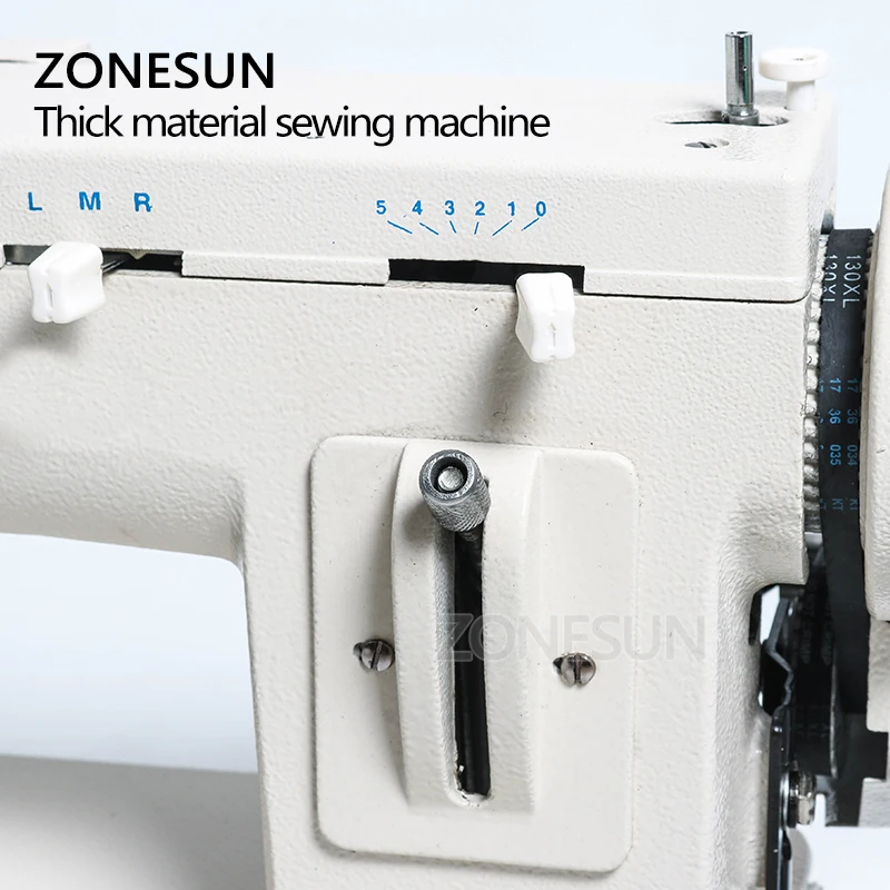 Домашняя швейная машина ZONESUN 106 RP плотный инструмент для шитья меха кожи одежды