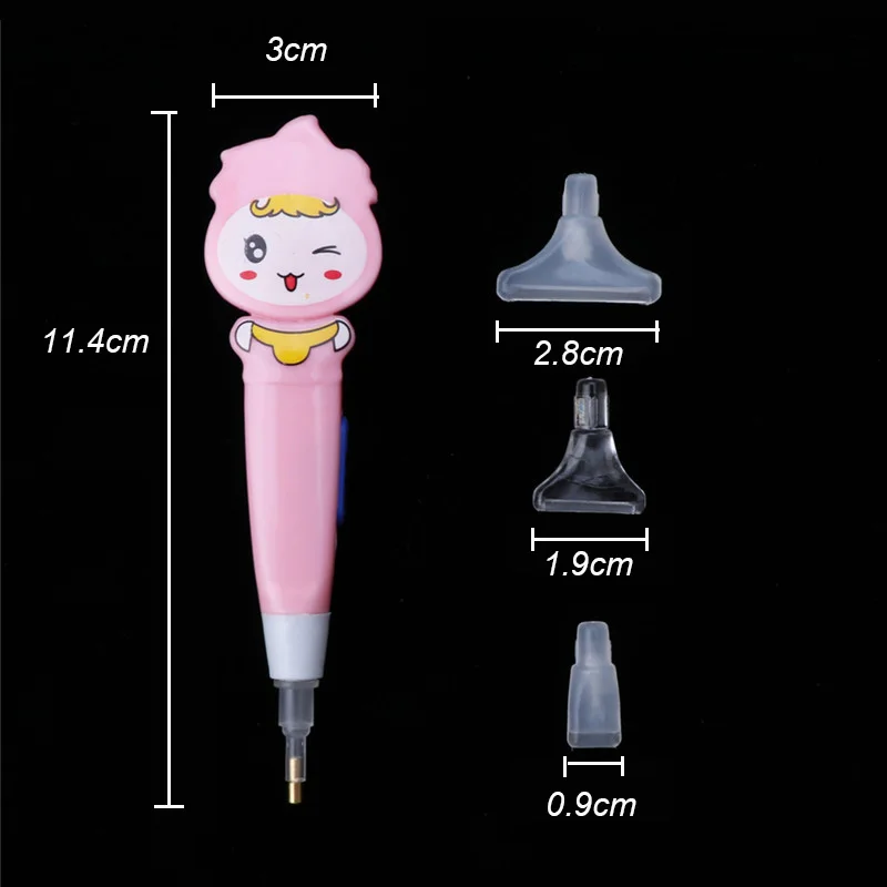 5D DIY алмазная живопись вышивка крестиком инструмент 4 разных Penpoint светящаяся