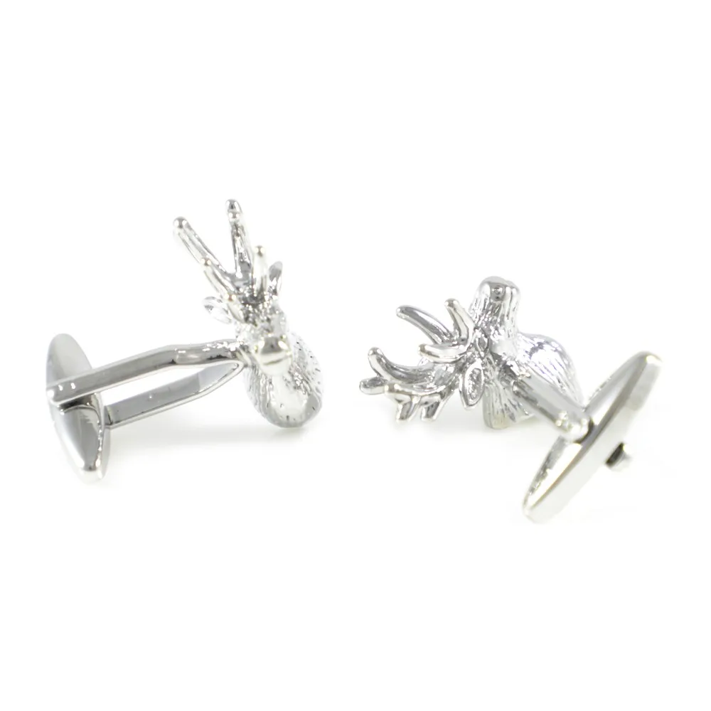 Reindeer Cufflinks Calibou Stags Head Cuff Links Father's Day Wedding Birthday Gifts | Украшения и аксессуары