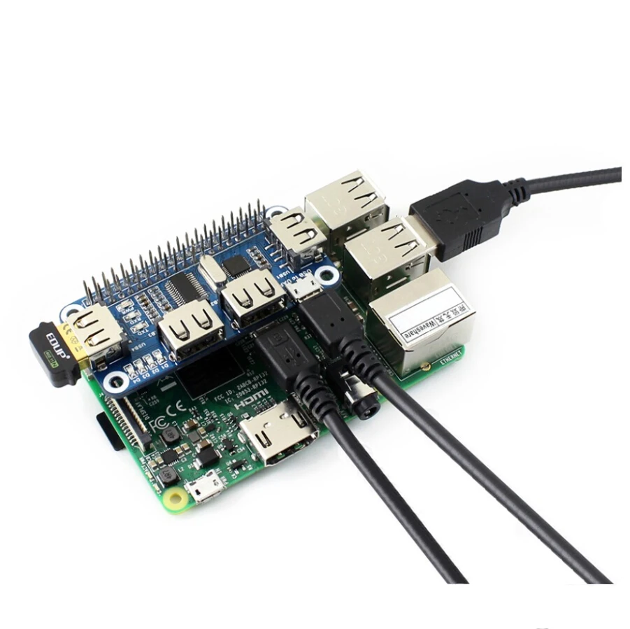 ShenzhenMaker Store 4 порта USB HUB HAT для Raspberry Pi к UART бортовой совместим с USB2.0/1 1|Детали и