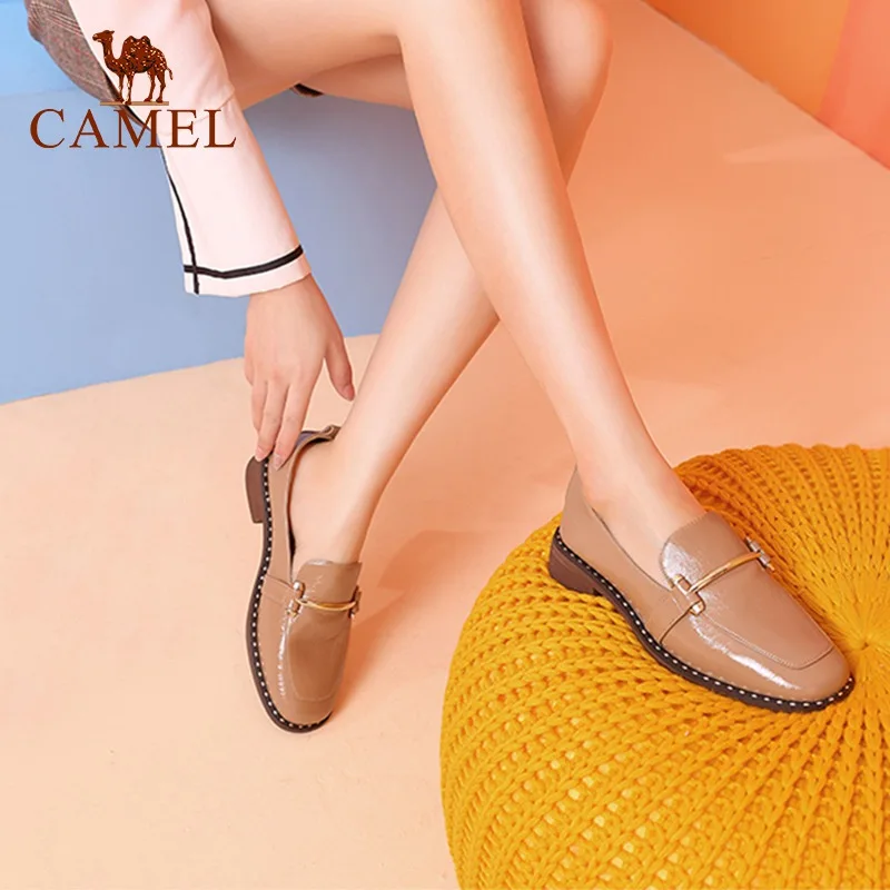 CAMEL/Новинка сезон весна тонкие туфли в стиле ретро женская модная обувь для