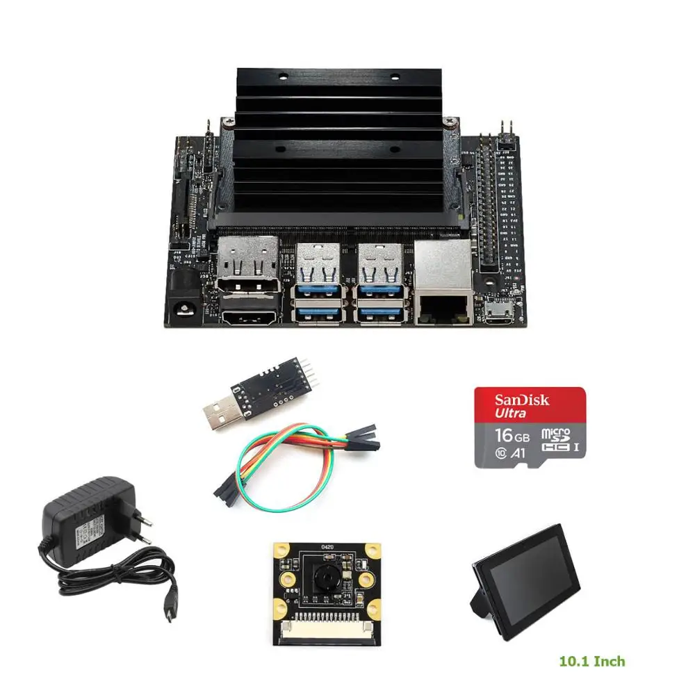 KIT 5 ShenzhenMaker Store NVIDIA Jetson Nano DeveloperKit для искусственного интеллекта глубокого обучения AI Computing-обновление камеры - Цвет: KIT 5