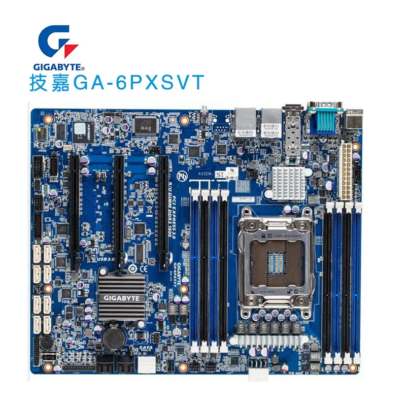 Для Gigabyte GA-6PXSVT 6PXSVT LGA2011 C602 чип гигабитная материнская плата для сервера | Отзывы и видеообзор