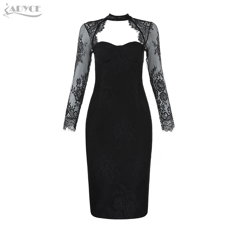 Adyce 2019 новое летнее Бандажное Платье женское элегантное вечернее платье в стиле