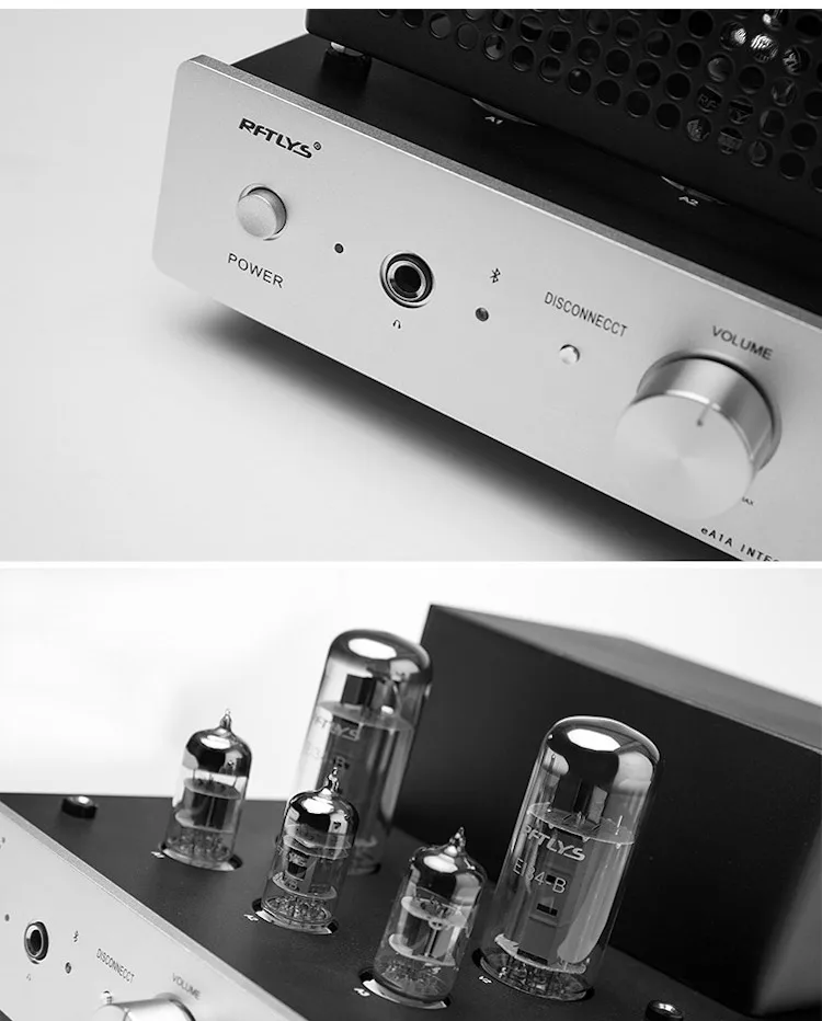 RFTLYS EA1A EL34 12AX7 ламповый усилитель HIFI EXQUIS встроенный усилитель для наушников с bluetooth-приемником