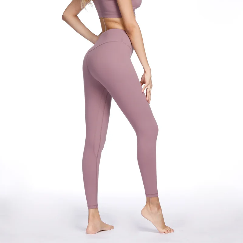 Новые Леггинсы для йоги однотонные спортивные удлиненные бедра женские фитнес
