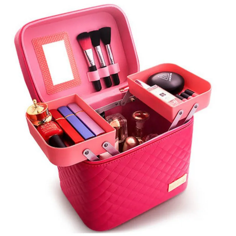 Повседневная дорожная сумка женская на молнии Макияж Прозрачный макияж Чехол