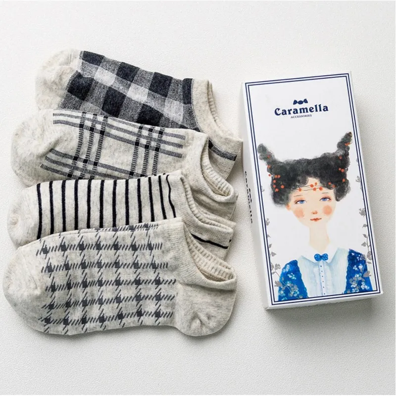 Набор носков в стиле ретро 4 пары|Носки| |