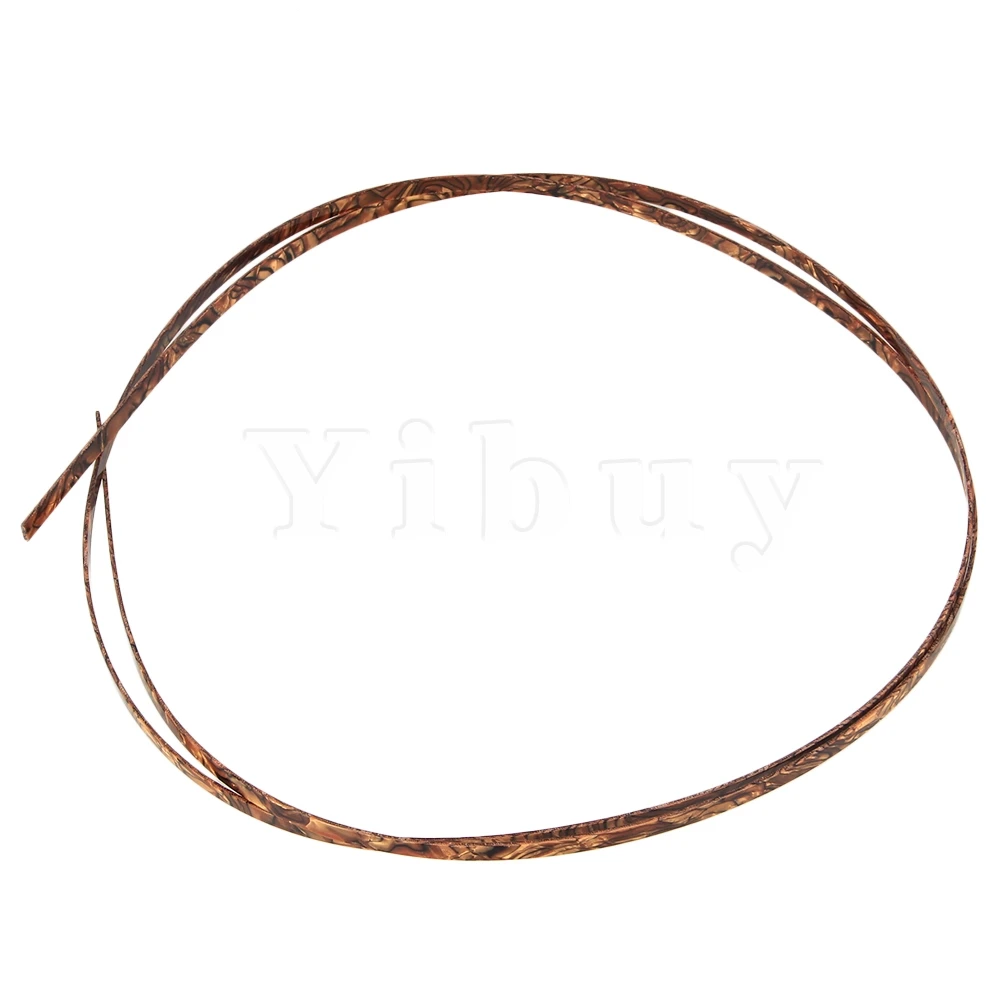 Yibuy целлюлоидная народная гитарная связывающая полоска 63 &quotx 0 24&quot Тигровая |