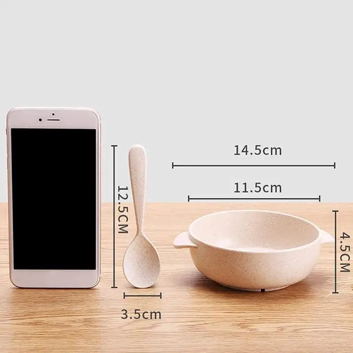 2 шт. наборы мисок набор столовых приборов для детей Используйте большую