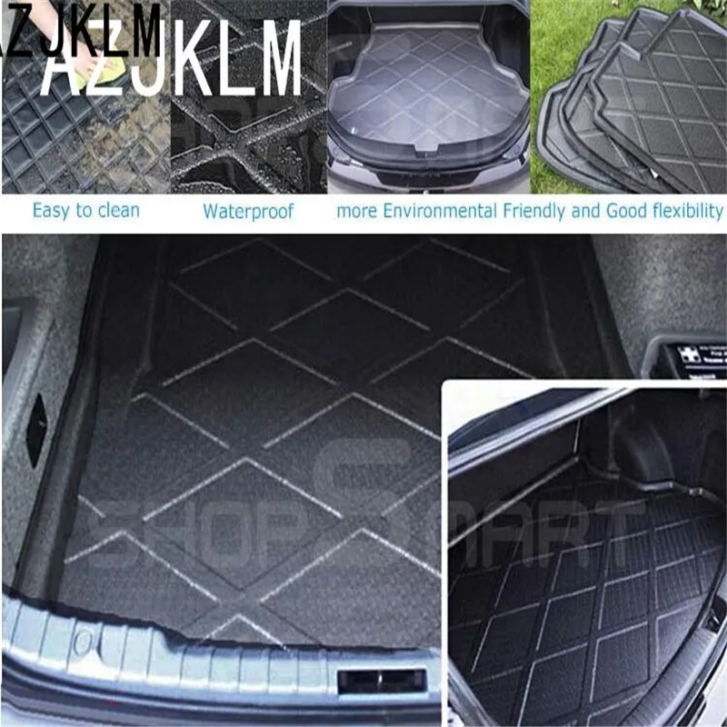 Черная резиновая подкладка для багажника Honda Accord 2008 2012 коврик груза поднос