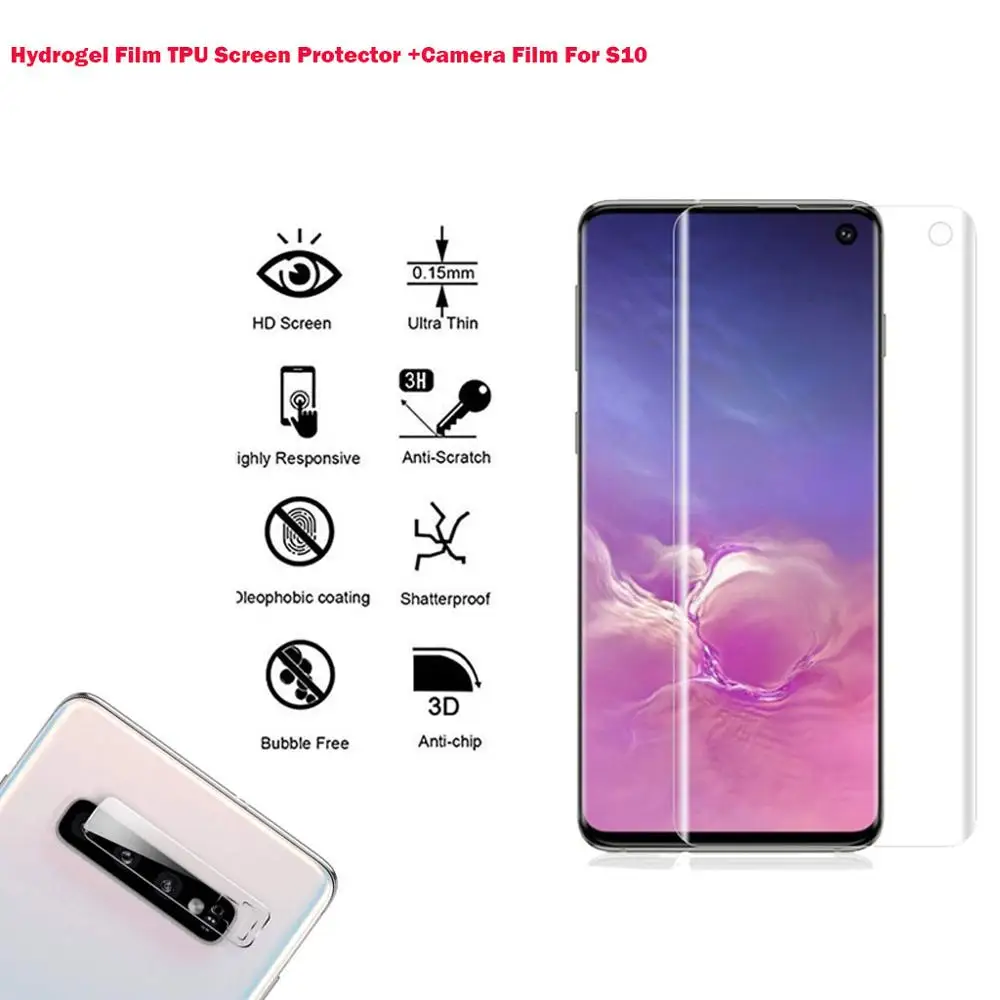 Мягкая Гидрогелевая защитная пленка CARPRIE из ТПУ + для камеры Samsung S10 S10E 6 4 5 8