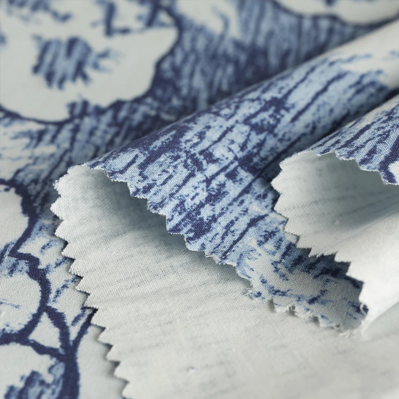 Polyester fabric for dress High-end fashion flower pattern printed cloth spandex clothing diy sewing patchwork material | Дом и сад