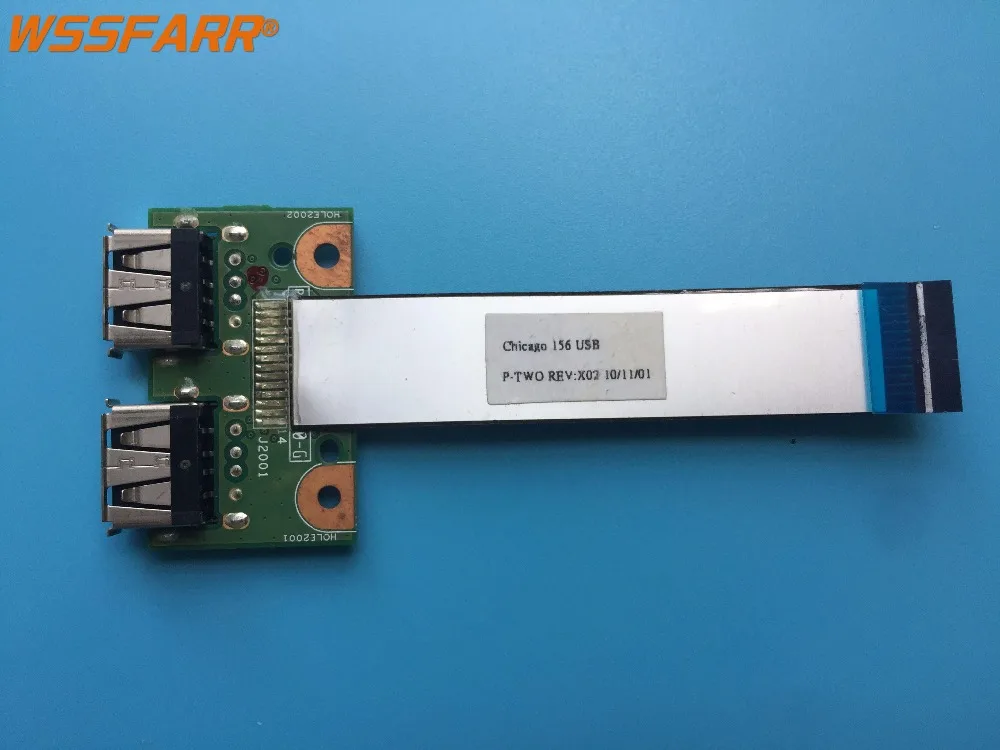 Плата usb порта для HP Compaq Presario CQ57 с кабелем 01015ED00 J09 G|original usb|original cableoriginal cable |