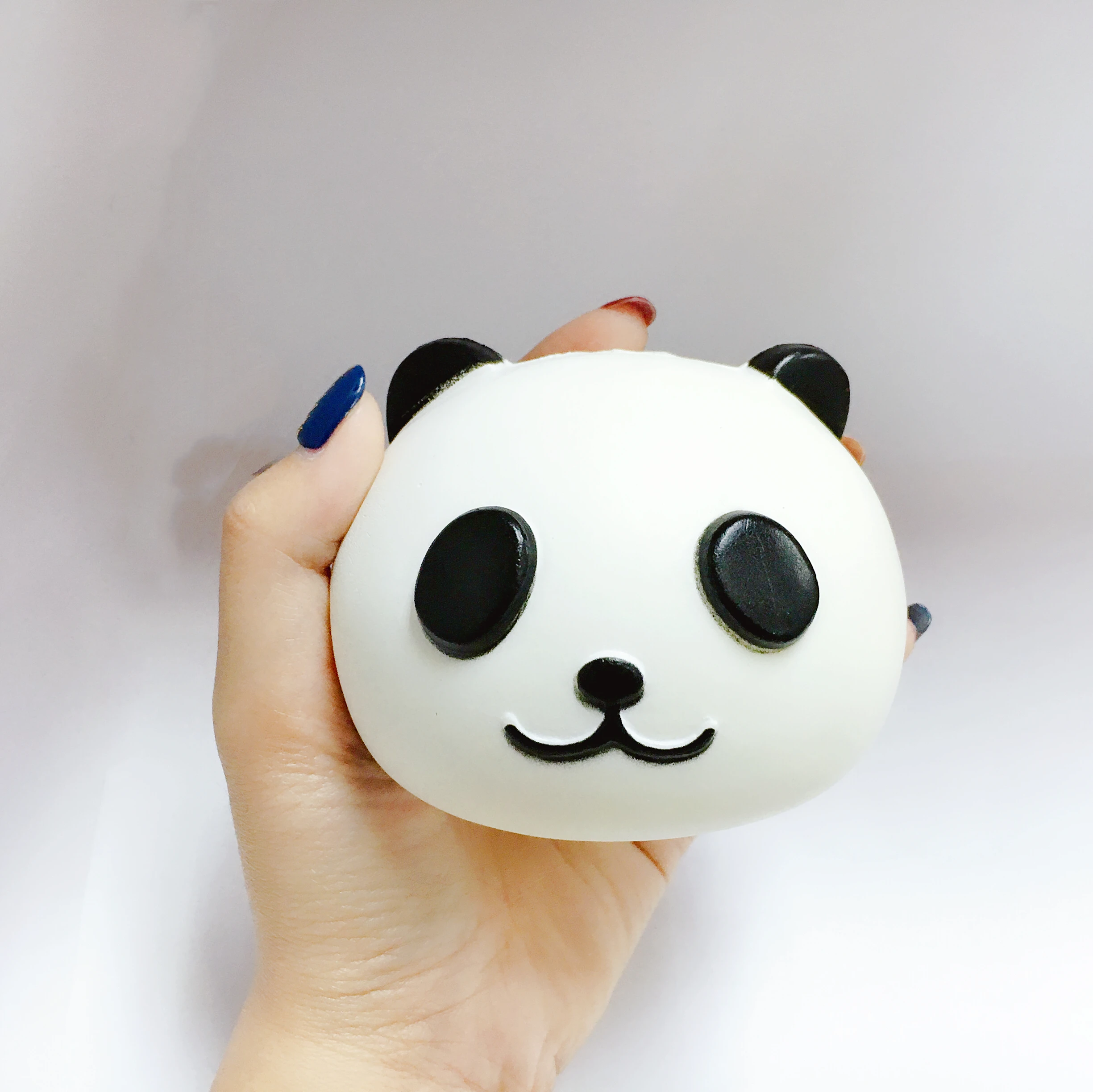 2018 новый бренд jumbo мягкими 9 см Симпатичные emoji Face Panda хлеб замедлить рост ремни