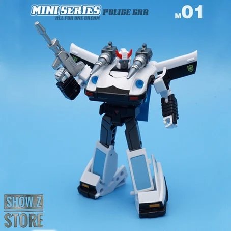 [Show.Z Store] IronTrans серия M01 мини фигурки трансформация полиция Prowl Action Figure Mini Police