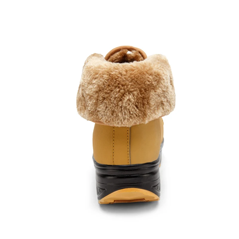 Sooneeya High Top Quality Ankle Boots Women Plush Fur Fashion Short Boot Woman Wedege Creepers Suede Platform Bota Feminina | Обувь