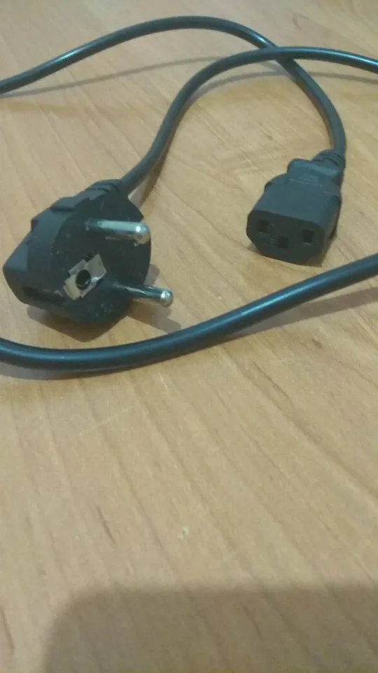 ЕС Европейский AC Мощность шнур Евро IEC C13 Мощность удлинитель 1,2 м 18AWG для ПК Dell монитора компьютера 3D-принтеры samsung ТВ