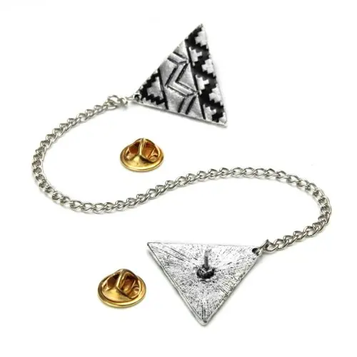 MYTL e-образный воротник рубашка зажим для блузки серебряная брошь | Аксессуары