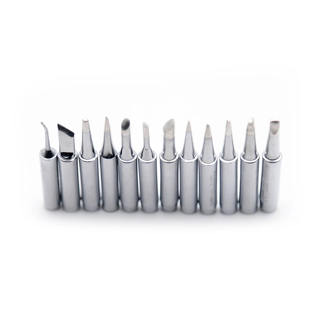 

Hot sale 12pcs Uk Common Solder Soldering Iron Tip for Hakko Station 900M 933